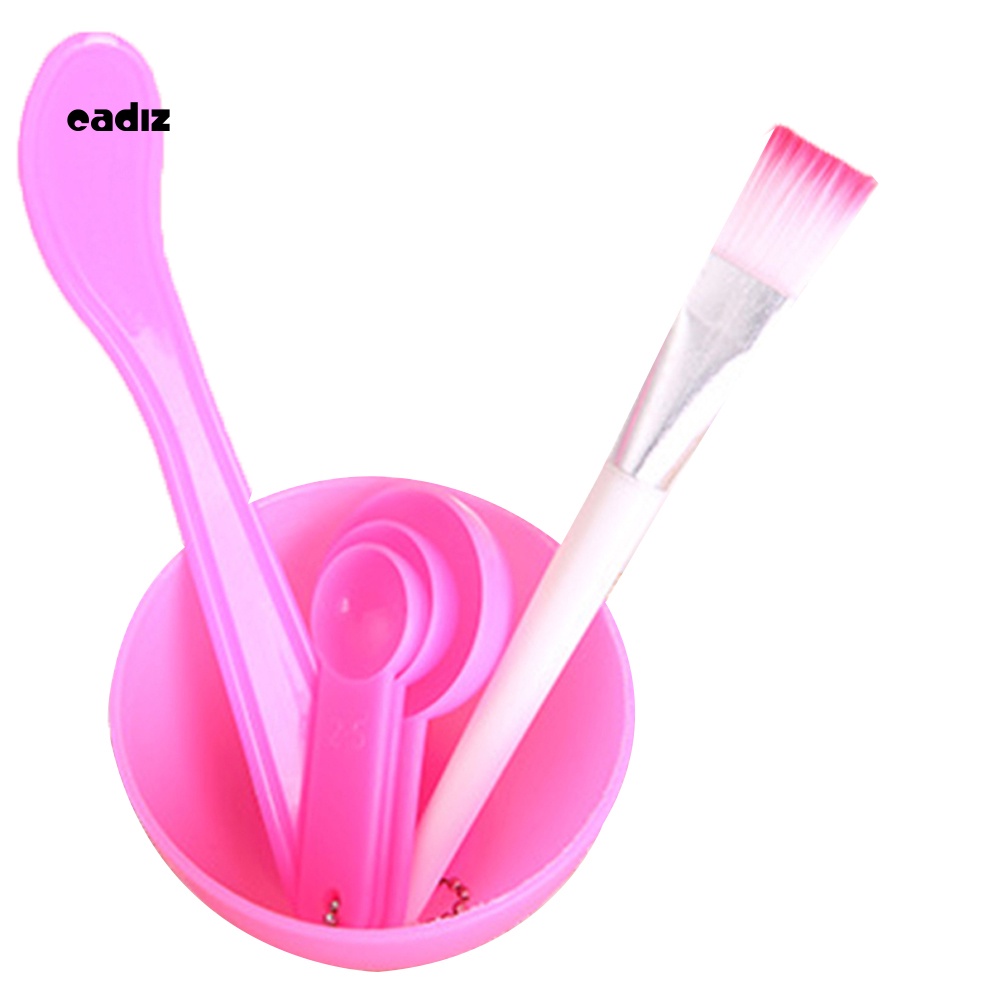 Bộ 4 Dụng Cụ Tự Trộn Mặt Nạ Chăm Sóc Da Tiện Lợi