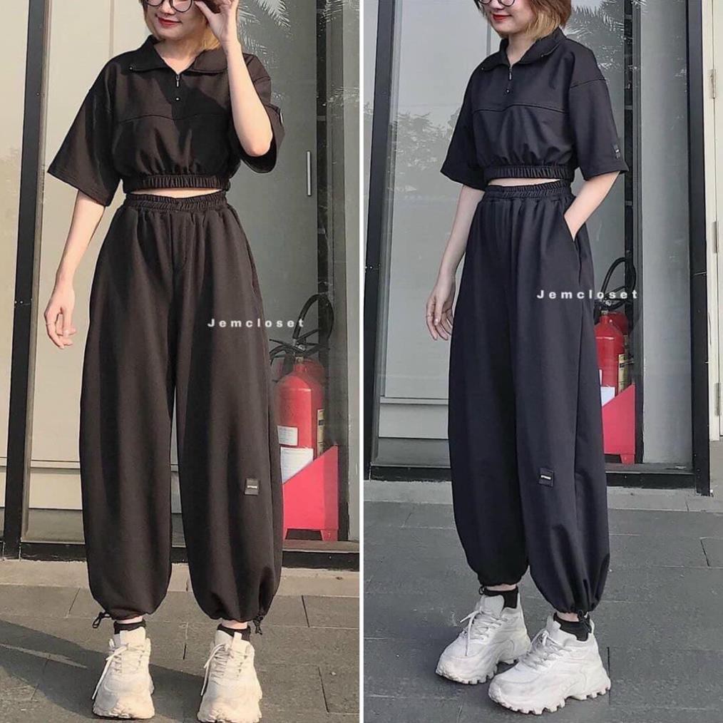 Set Đồ Nữ, Set Bộ Croptop Mix Quần Boom Gấu Chất Umi Siêu Xinh | BigBuy360 - bigbuy360.vn