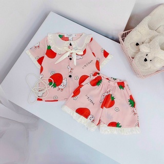 Bộ Satin cho bé gái
