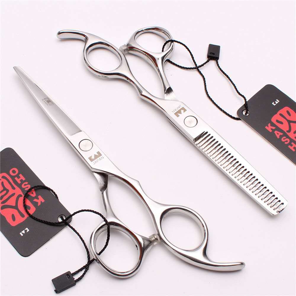 Kéo cắt tóc KASHO Nhật Bản 5.5 6 7 8 inch chuyên nghiệp bằng thép không gỉ