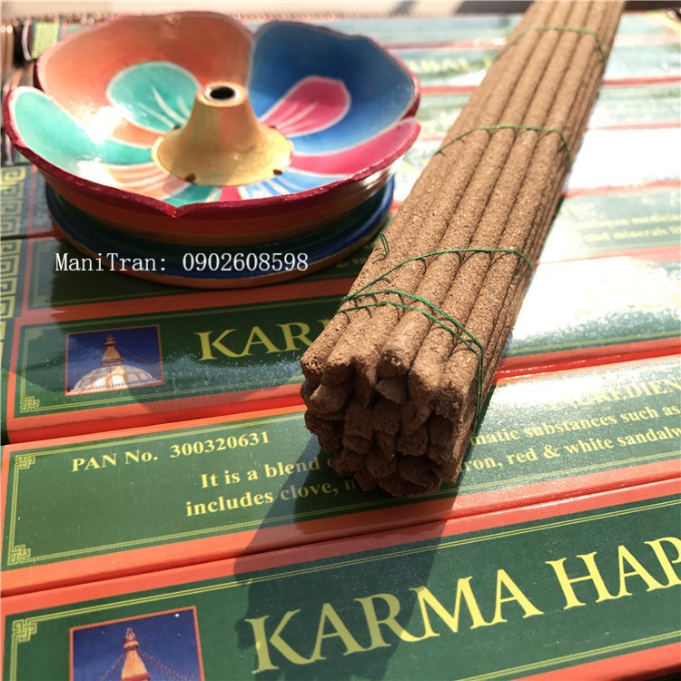 Nhang Hương que Karma Happiness và Blessing Nepal chính hãng