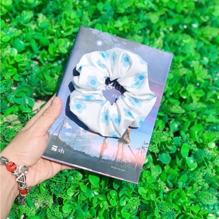 Dây buộc tóc, cột tóc scrunchies hoa quả dễ thương