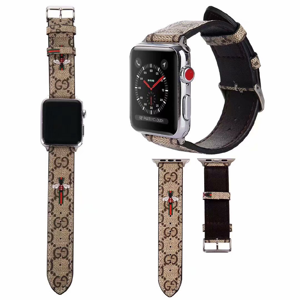 Dây Đeo Bằng Da Sang Trọng Cho Đồng Hồ Thông Minh Apple Iwatch 38mm 40mm 44mm 42mm Series 6 SE 5 4 3 2 1