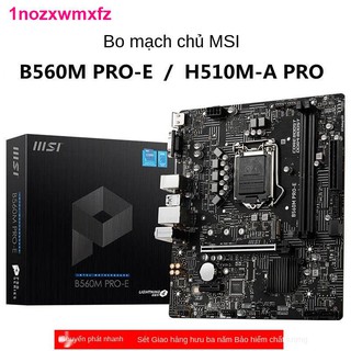mainboard bo mạch chủBo mạch chủ MSI B560M PRO-E  H510M-A PRO máy tính để bàn 10400 10600KF