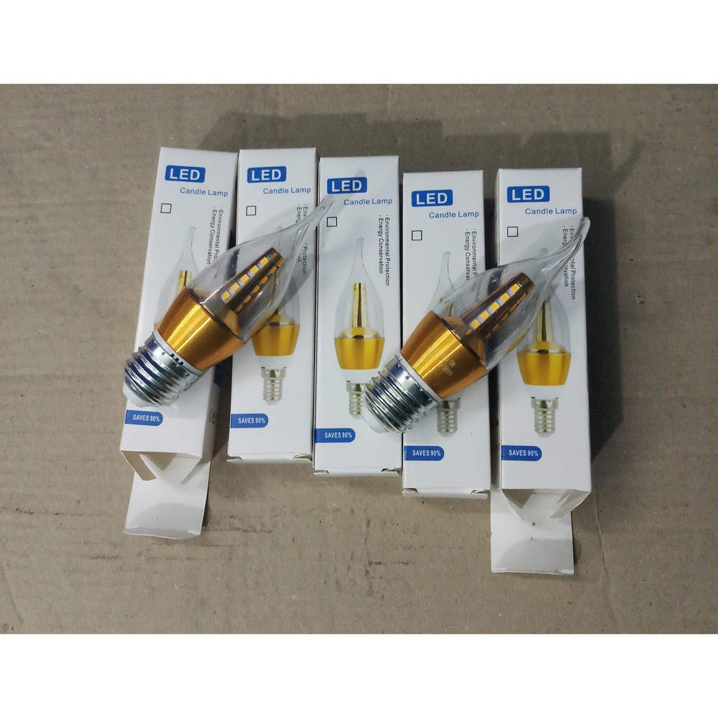 ĐÈN LED NẾN 5W ĐUI XOÁY E27