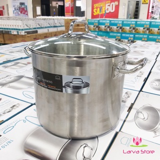Nồi luộc gà inox 304 Lock&Lock Neo Charming LCM3264 Size 26cm đáy từ - Larva Store