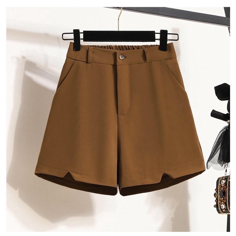 Quần short big size lai xẻ V size lớn 60-90kg