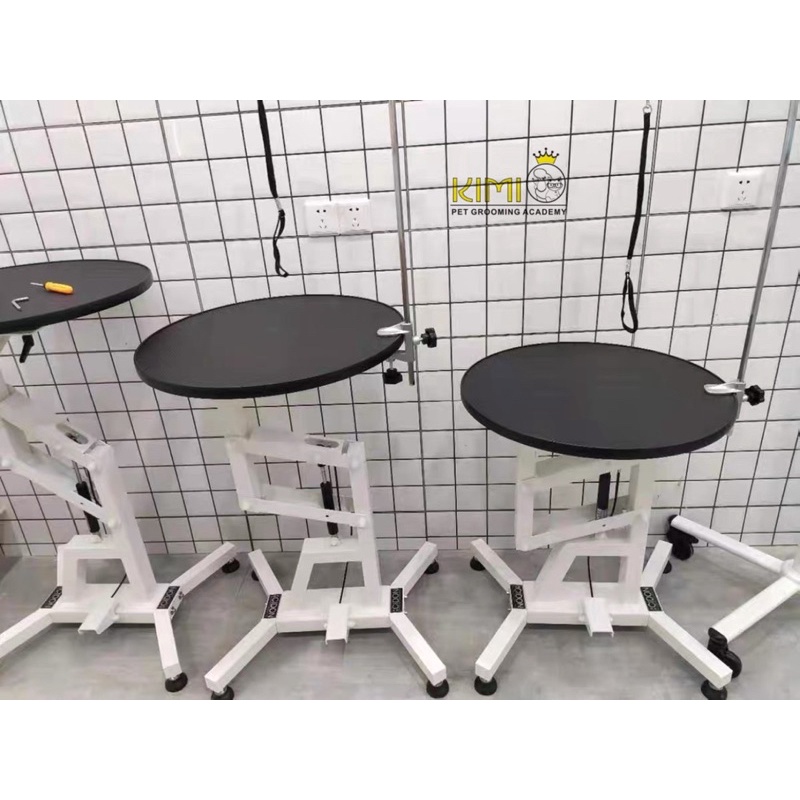 Bàn tròn thuỷ lực hiệu CIDON chuyên dụng Grooming cắt tỉa cho thú cưng - Kimi Pet