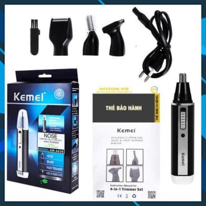 Máy cạo râu Kemei KM-6630 4 trong 1