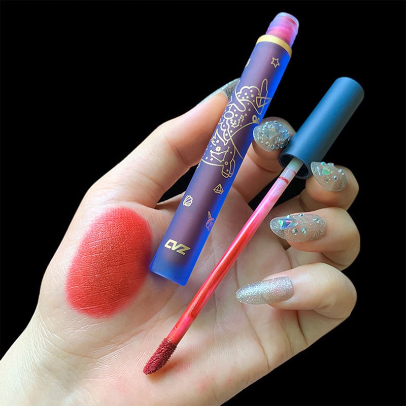 [Hàng mới về] Son môi dạng kem lì CVZ lâu trôi lên màu chuẩn đẹp chất lượng cao