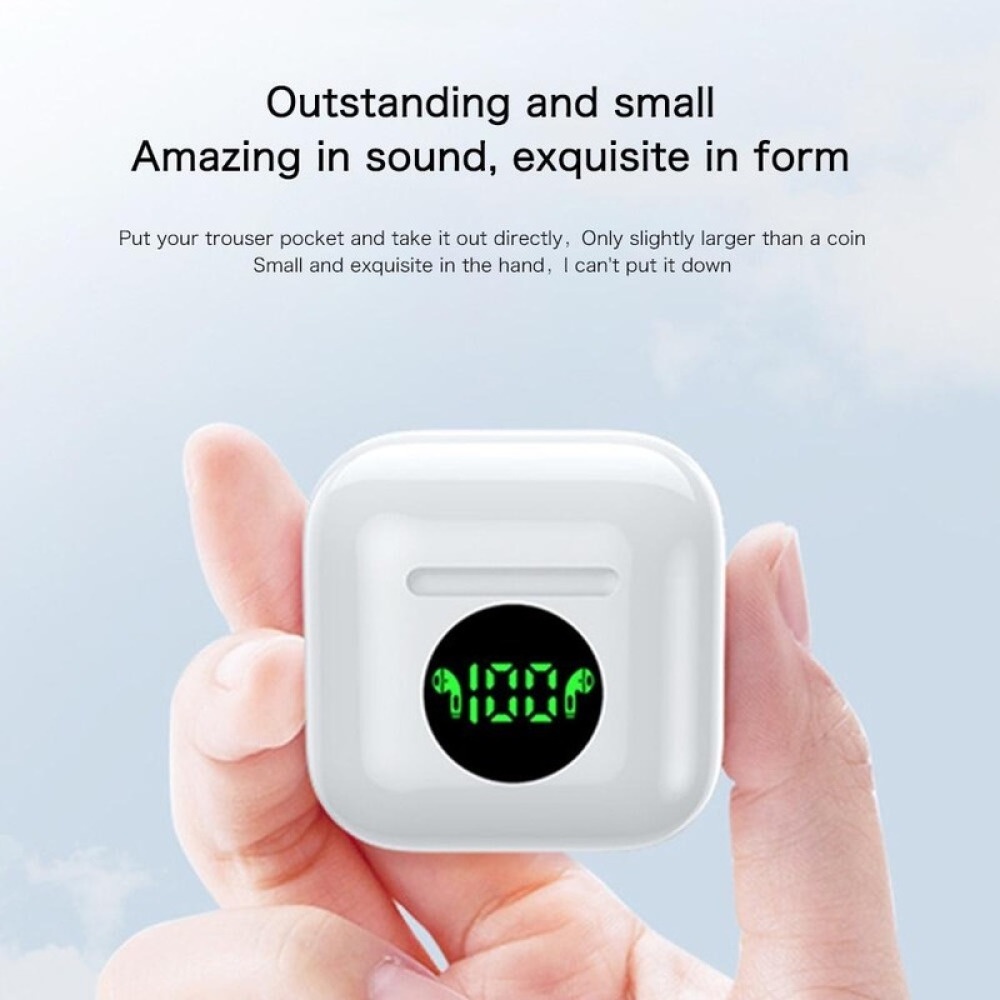 Tai Nghe Nhét Trong Không Dây TWS HiFi HD Chống Thấm Nước Giảm Tiếng Ồn Có Đèn LED Và Mic Điều Khiển Cảm Ứng