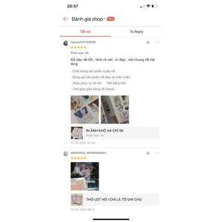 [NOWSHIP 2H][RẺ VÔ ĐỊCH] IN ẢNH STICKER GIẤY A4 CHỈ 5K
