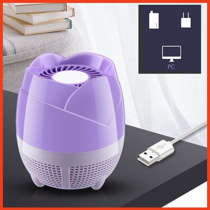 Đèn bắt muỗi hình bông sen💥KIÊM ĐÈN NGỦ💥 bắt được muỗi cả ngày lẫn đêm. Trang chí cho phòng ngủ thật sang trọng.