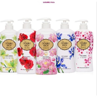 Sữa tắm Double rich hương hoa 4 mầu(mầu tím xanh đỏ anh đào)