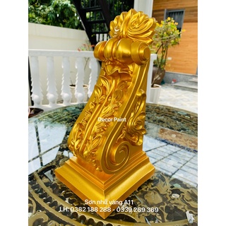 Sơn nhũ vàng 24k 1 thành phần A11 vàng tươi