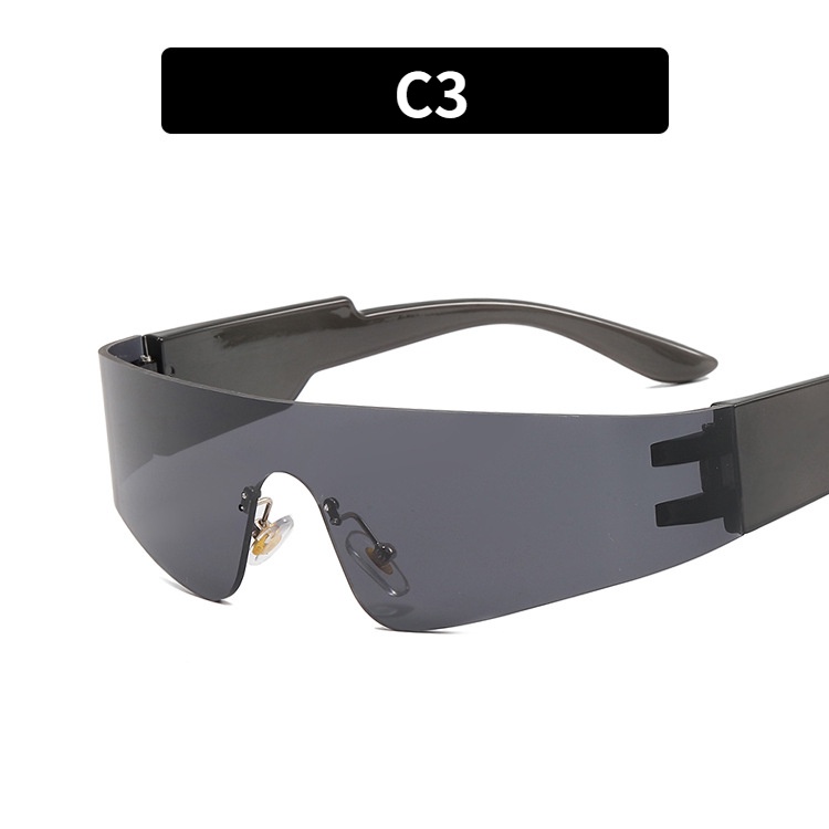 Kính Mát Thời Trang Punk Không Gọng COD  Cho Nam Và Nữ