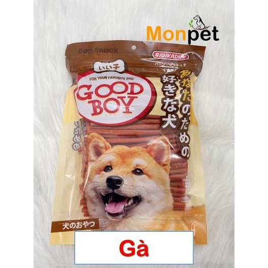 Bánh thưởng Snack thưởng cho chó dạng que nhiều vị Goodboy Good boy gói 500g