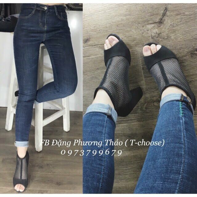 Quần Jeans Nữ ĐEN XANH Size Đại từ nhỏ đến 40