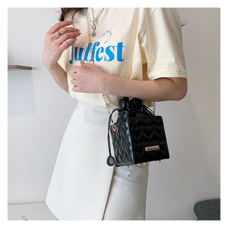 Túi Dây Rút Đeo Chéo Màu Sắc Kẹo Ngọt NB00365