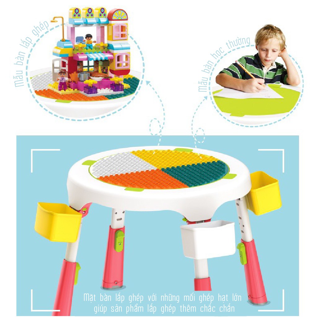 Bộ bàn ghế lắp ghép đa năng Toys house 1119-SM-001-88005