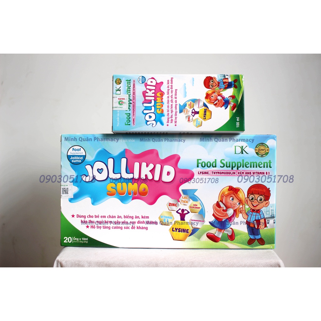 Siro cho trẻ biếng ăn Jollikid