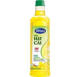 DẦU ĂN SIMPLY HẠT CẢI 1L (Cam kết hàng chính hãng)