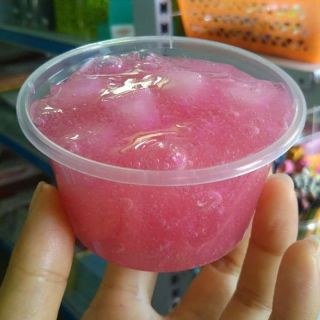 Slime thạch các màu hồng,  xanh lá,  xanh dương,  tím size s và L (Hộp thường và hộp đẹp)