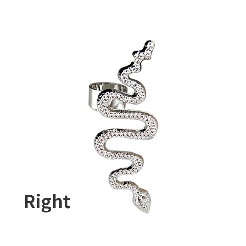 Khuyên Kẹp Vành Tai Trái / Phải Không Xỏ Lỗ Bằng Hợp Kim Kẽm Hình Rắn Thời Trang