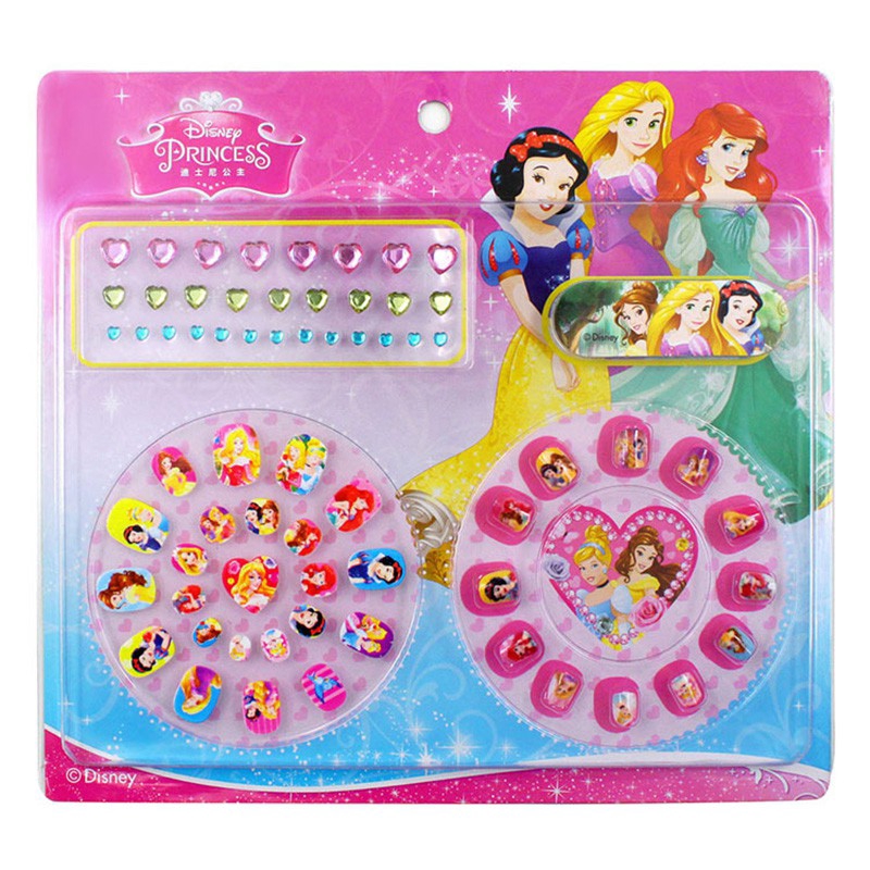 DISNEY elsa đông lạnh và móng tay Anna Child dán đồ chơi 3D kim cương Sticker