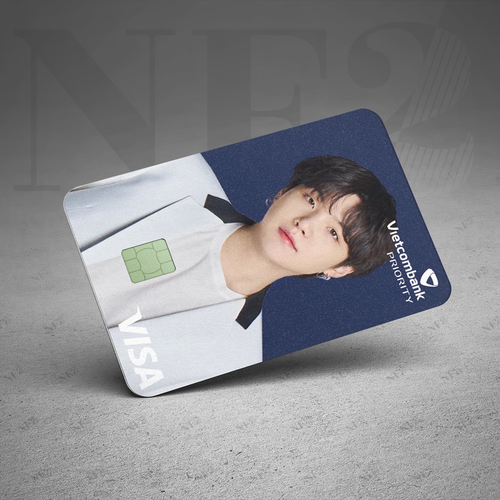 BTS x PLD - Decal Sticker Thẻ ATM  Miếng Dán Trang Trí NF2 Cards