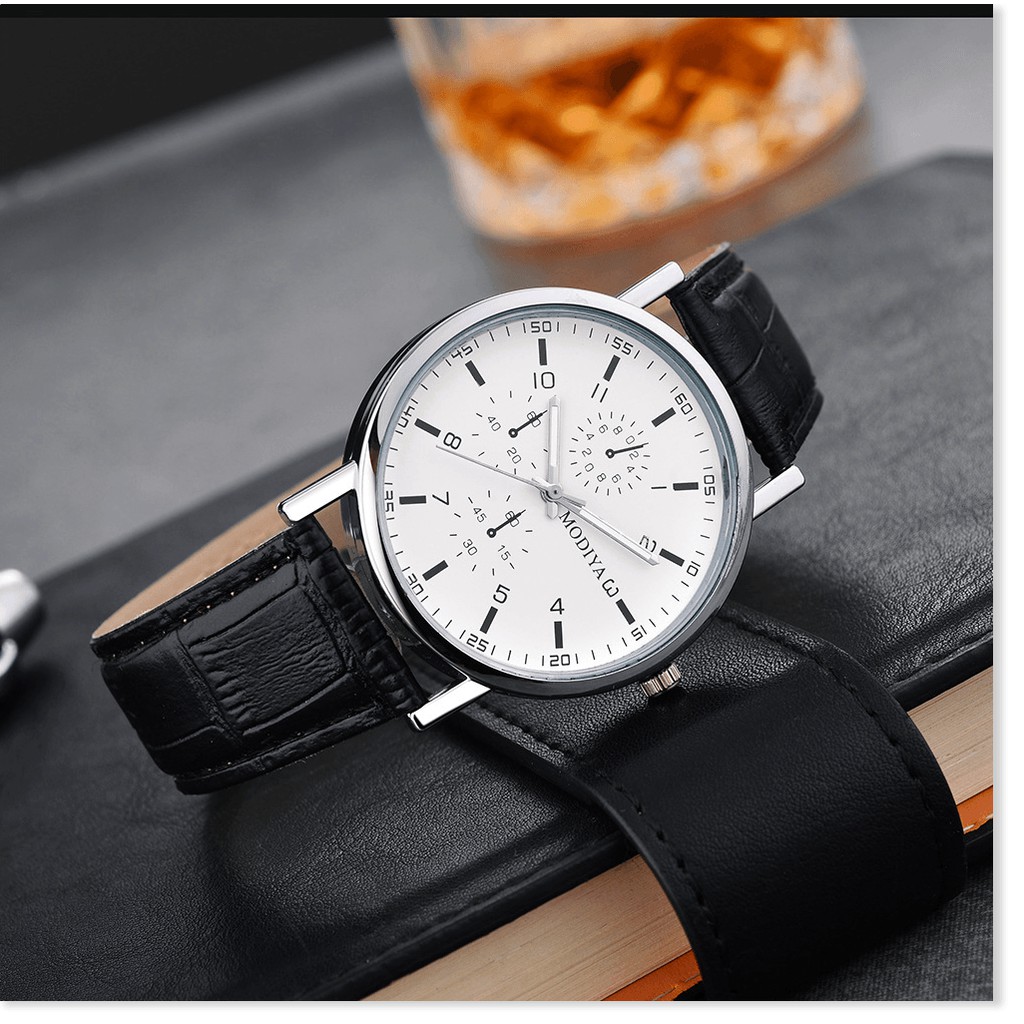 Đồng hồ nam dây da PANDAWATCH phong cách trẻ trung giá rẻ | BigBuy360 - bigbuy360.vn