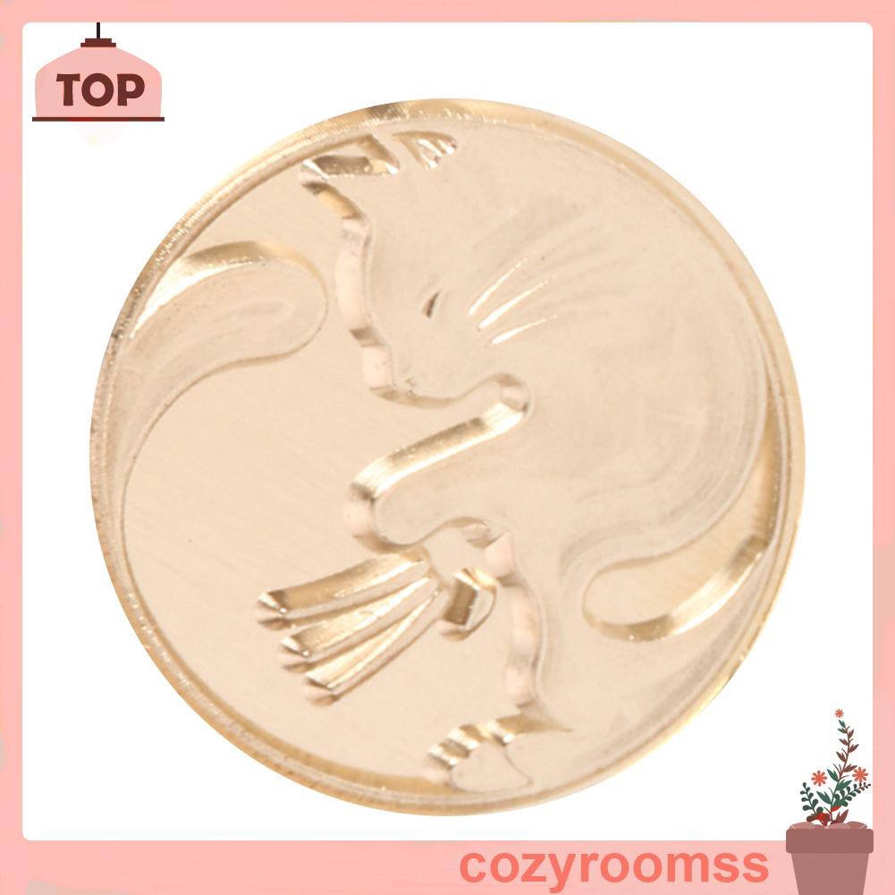Sáp Vintage Sealing Wax Stamp Head DIY Dedicated Seal Stamp Replace Copper Head