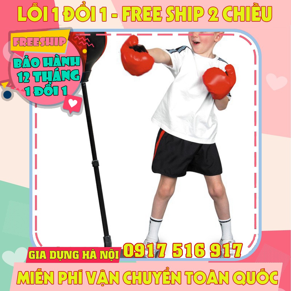 bộ đồ chơi đấm bốc cho bé, bộ đấm bốc boxing cho bé luyện tập phản xạ