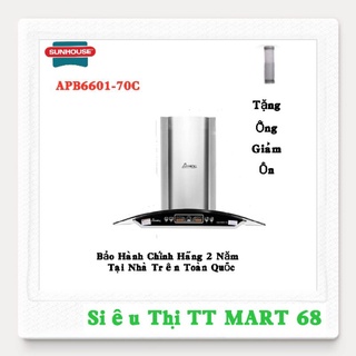 Máy Hút Mùi Kính Cong SUNHOUSE APEX 6601_70C