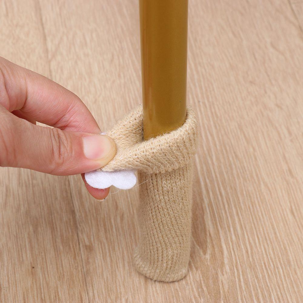 KRNY Vỏ Bọc Bảo Vệ Chân Ghế Bằng Len Độ Co Giãn Cao Tiện Dụng