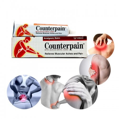 [Vừa HOT Vừa XỊN] Dầu xoa bóp Counterpain ĐỎ Thái Lan 120gr