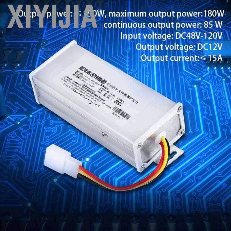 Bộ Chuyển Đổi Nguồn Điện Dc 48 V - 120v Sang 12v / 15a 180w