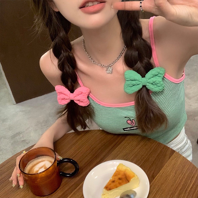 Kẹp Tóc Nơ Score Cao Cấp Phong Cách Nhật Hàn Dễ Phối Đồ Cho Nữ