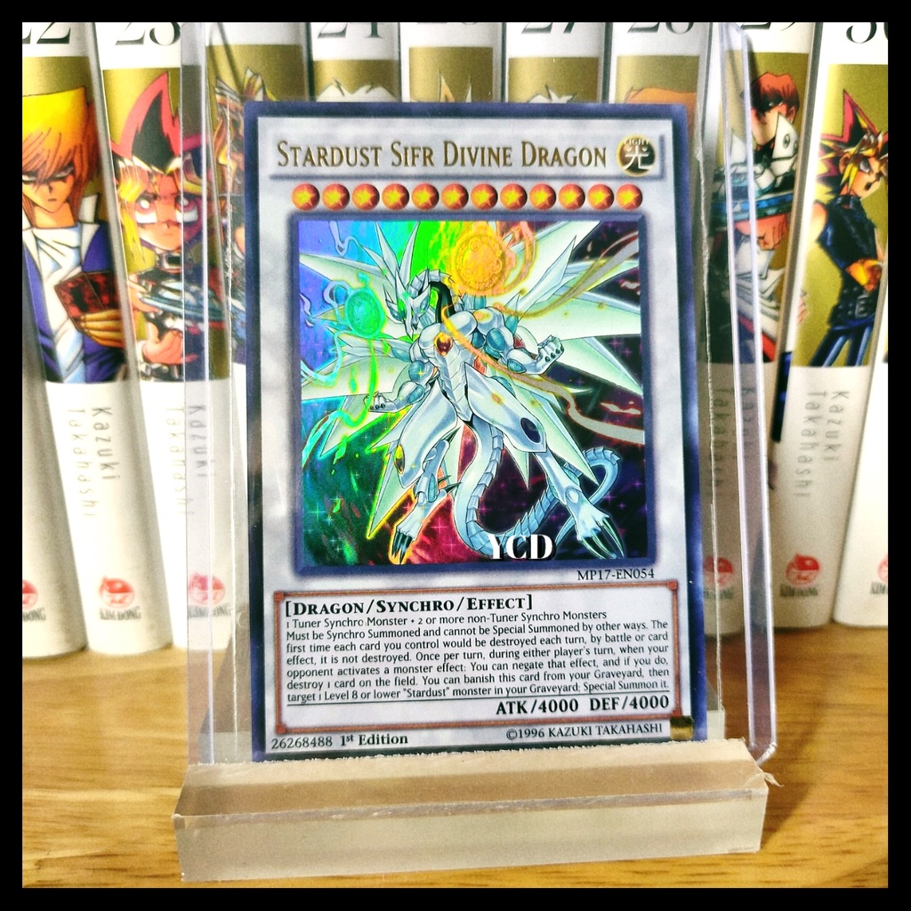 Thẻ bài Yugioh chính hãng  Stardust Sifr Divine Dragon – Ultra Rare