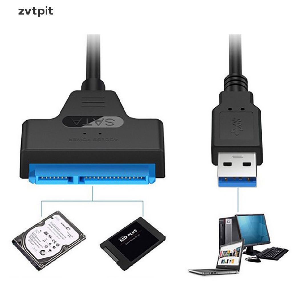 [ZVPT] USB 3.0 to SATA 2.5&quot; External Hard Disk Drive Adapter Reader For SSD HDD Cable DSF