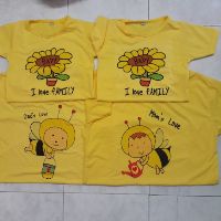 Áo thun gia đình ong vànv