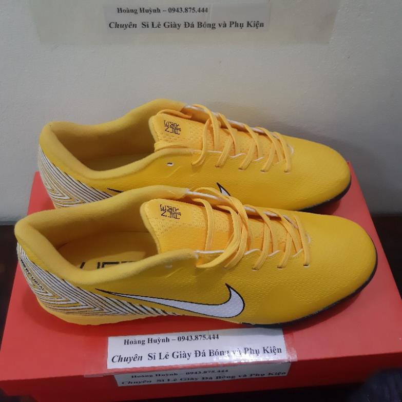 𝐓ế𝐭 SALE 12-12 Giày đá bóng Mercurial VaporX XII Academy TF vàng ` ^ ! !