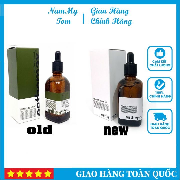 Tinh Chất Serum Vitamin C Esthemax 561 Dưỡng Sáng Da, hỗ trợ Thâm Mụn, Đều Màu Da 100ml Hàn Quốc
