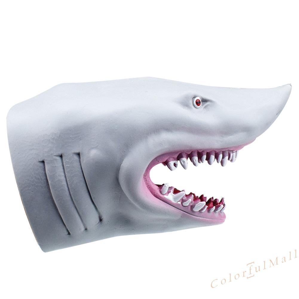 Con rối tay hình cá mập bằng nhựa TPR vui nhộn cho bé