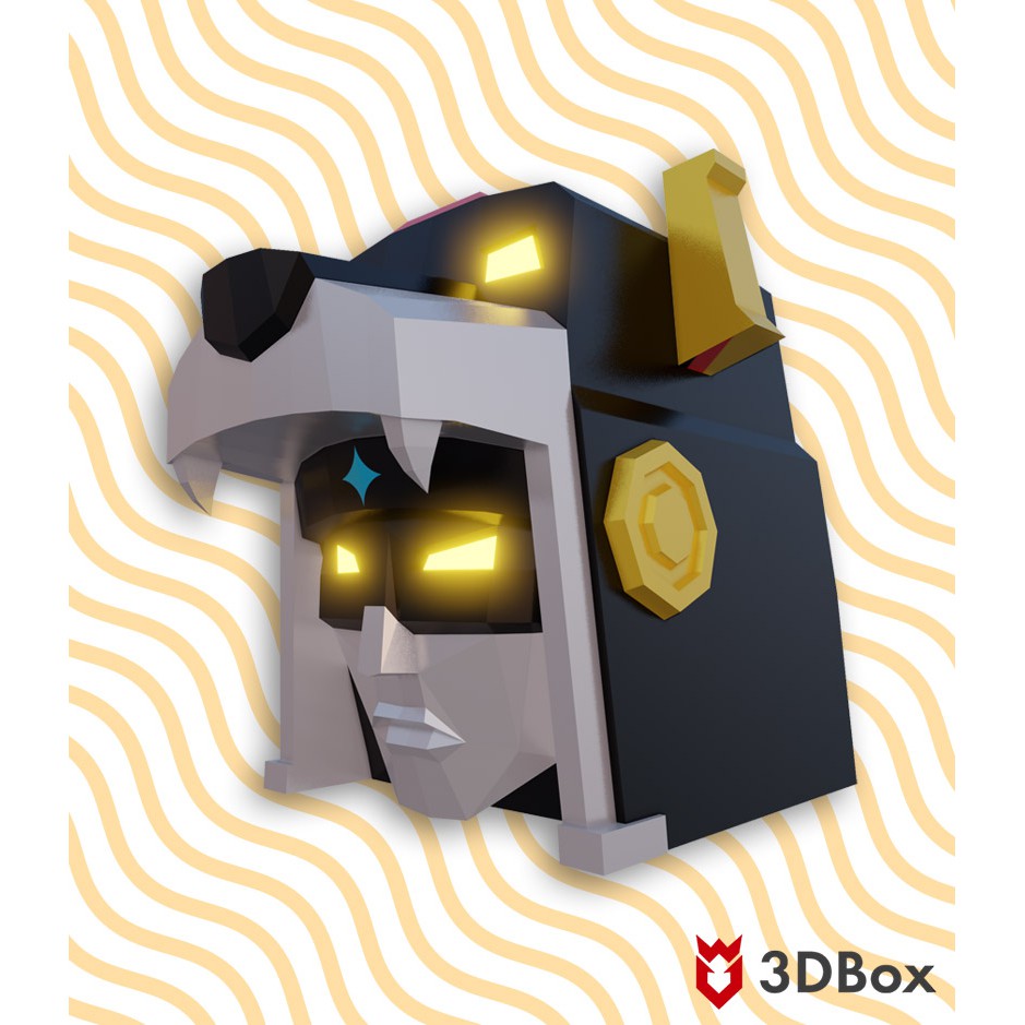 Dũng sĩ Hesman – Mô hình giấy 3D Papercraft