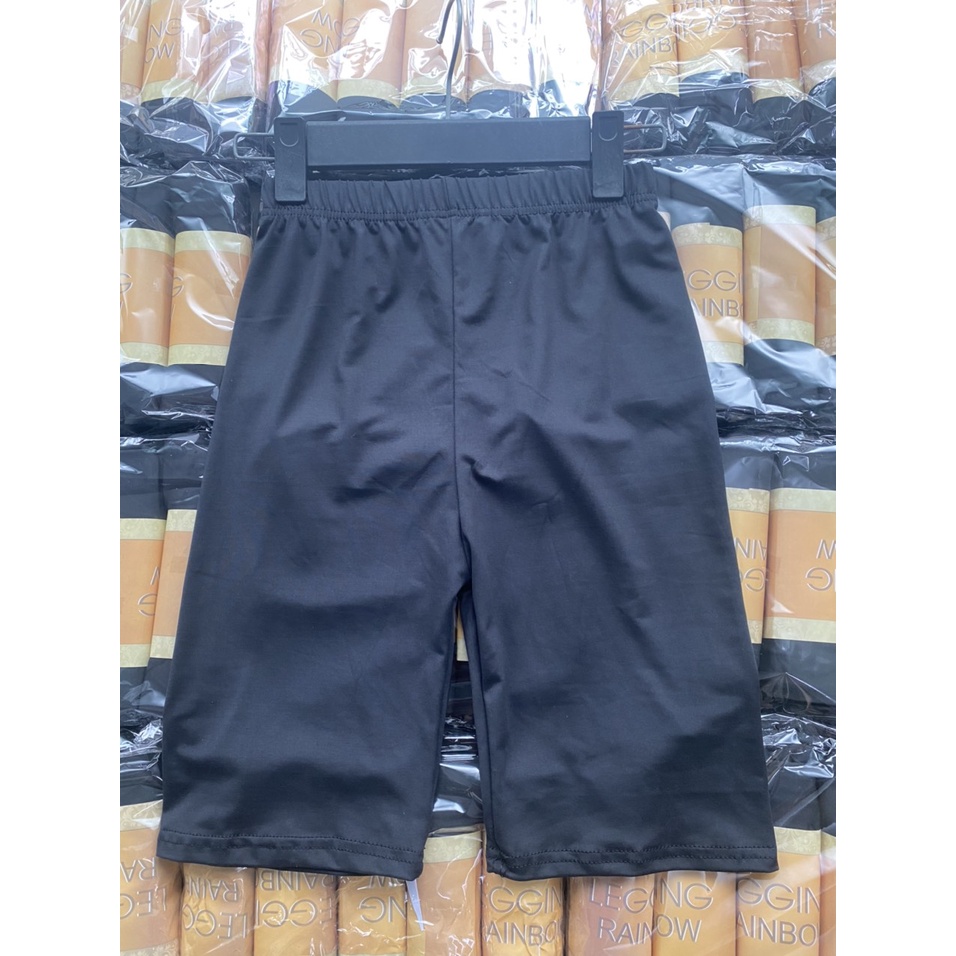 Quần legging lửng thái- Quần legging ngố đùi thái cạp chun siêu mịn co dãn