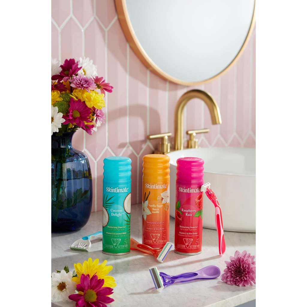Gel bọt cạo lông Skintimate Moisturizing Shave Gel USA | BigBuy360 - bigbuy360.vn
