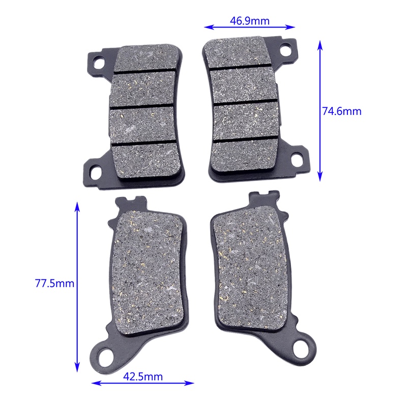 Má Phanh Trước Và Sau Thay Thế Cho Xe Mô Tô HONDA CBR1000RR 2006-2016 CBR1000RA 2009-16