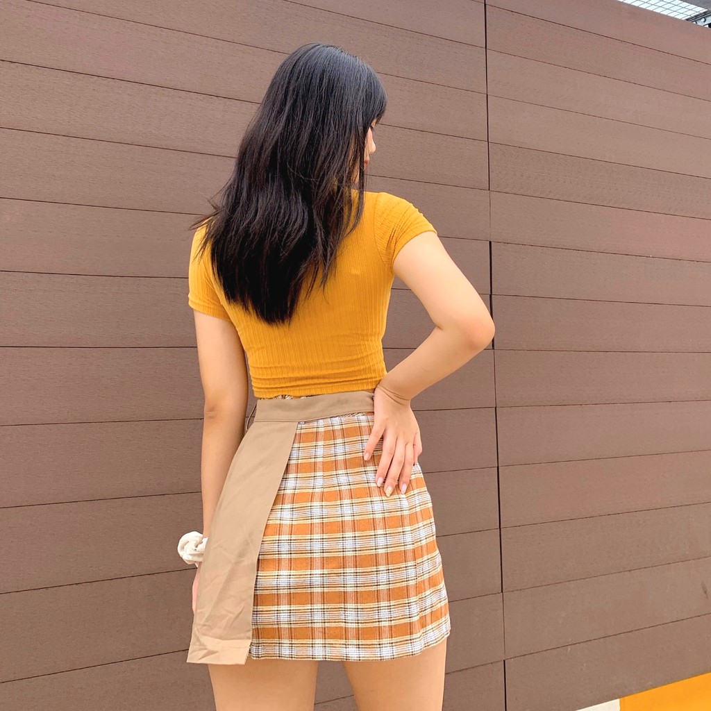 Usthebasic - Chân váy Attached Plaid Skirt | BigBuy360 - bigbuy360.vn