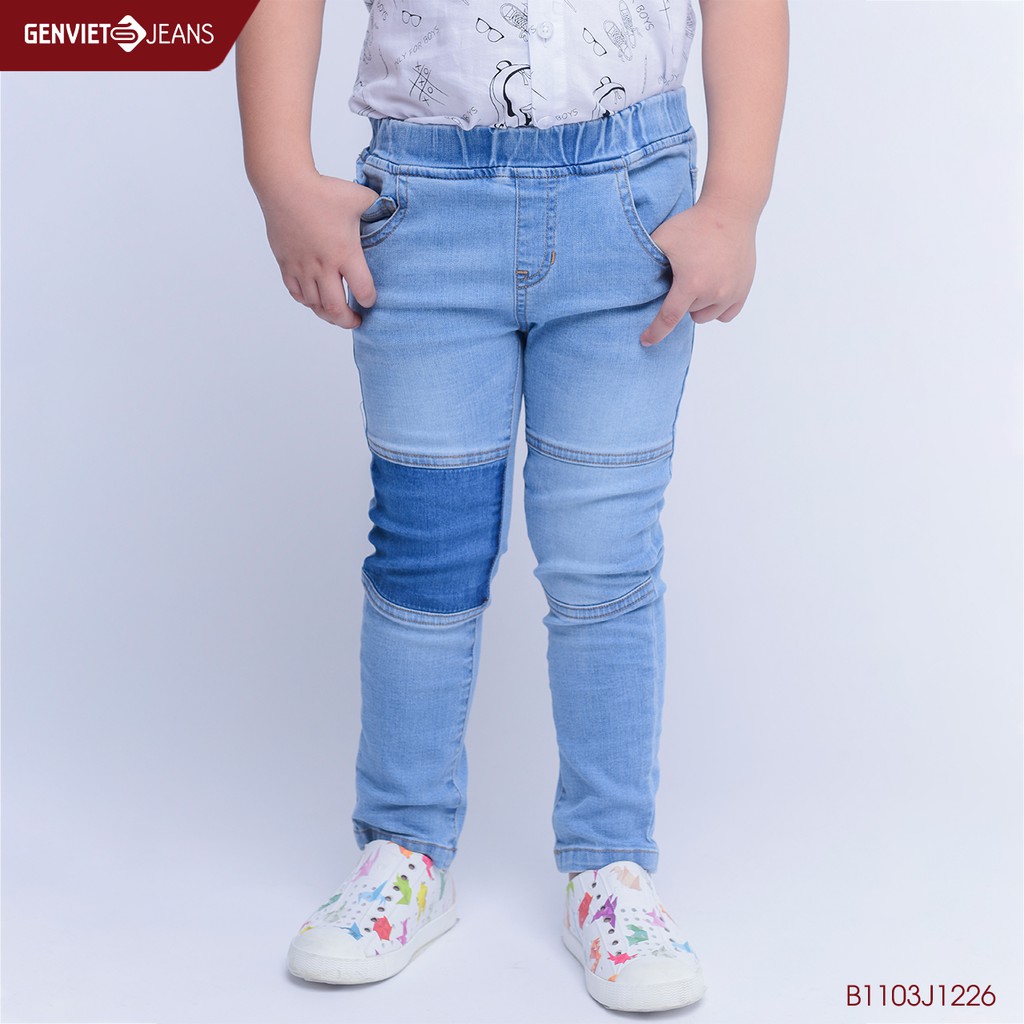 Quần dài jeans bé gái B1103J1226 GENVIET KIDS JEANS